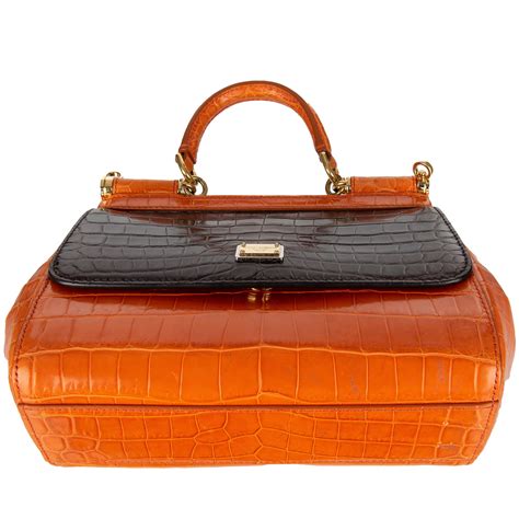 dolce gabbana crocodile bag